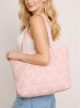 Heart Stitched Fashion Tote Bag 